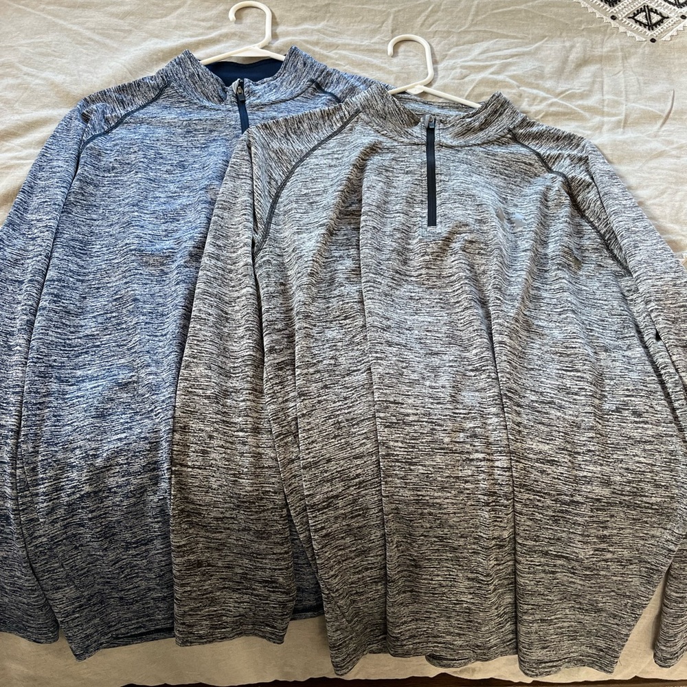 Under Armour 1/4 zip - bundle of two - size large